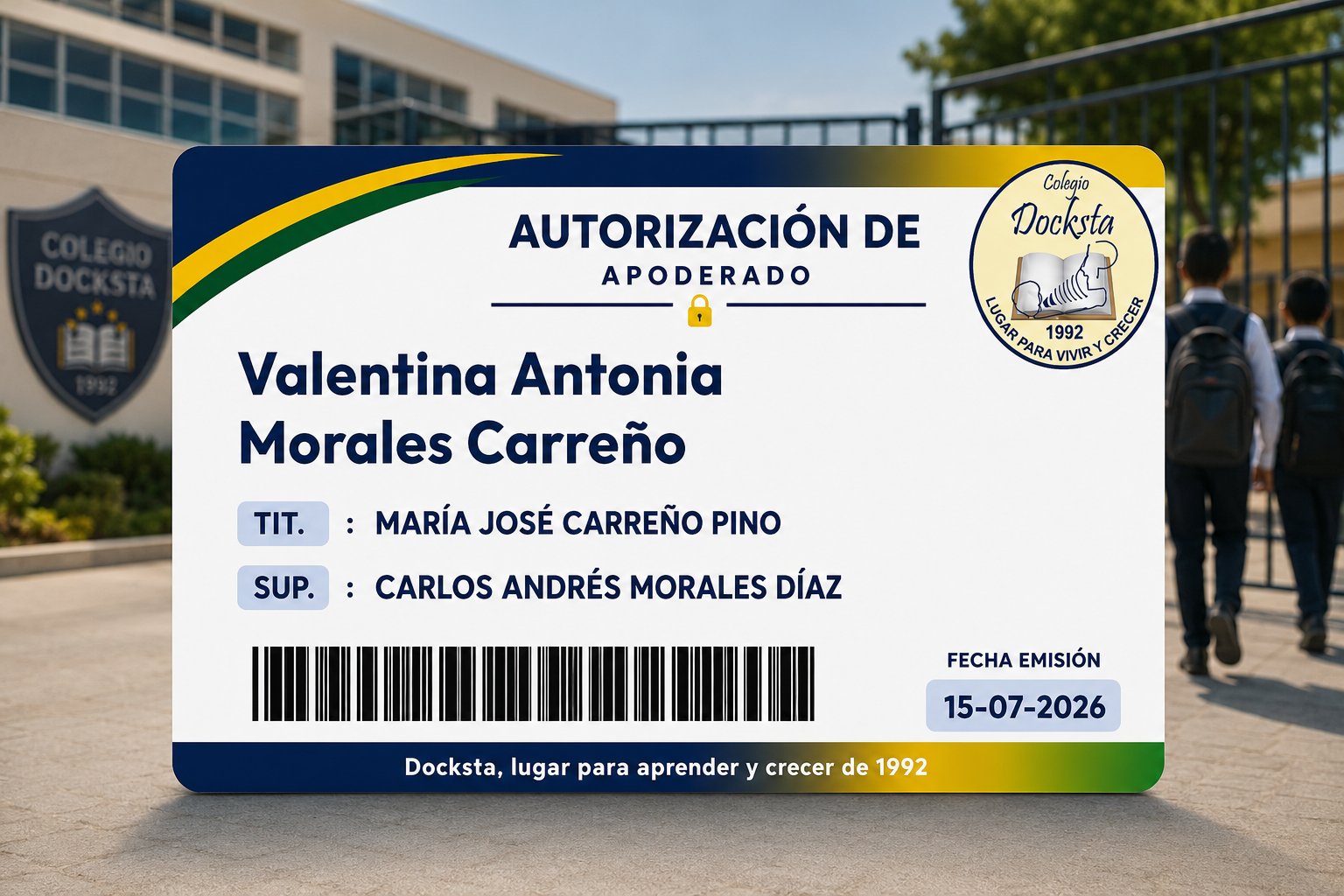 Autorización de Apoderado para Retiro de Estudiantes